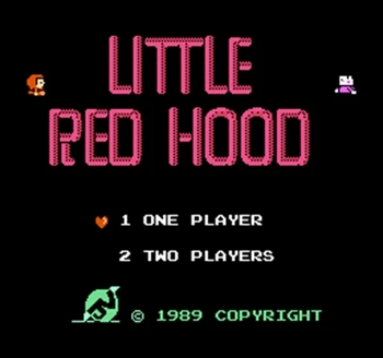 

The Little Red Hood Region Free 8 Bit Game Card For 72 Pin Video Game Player