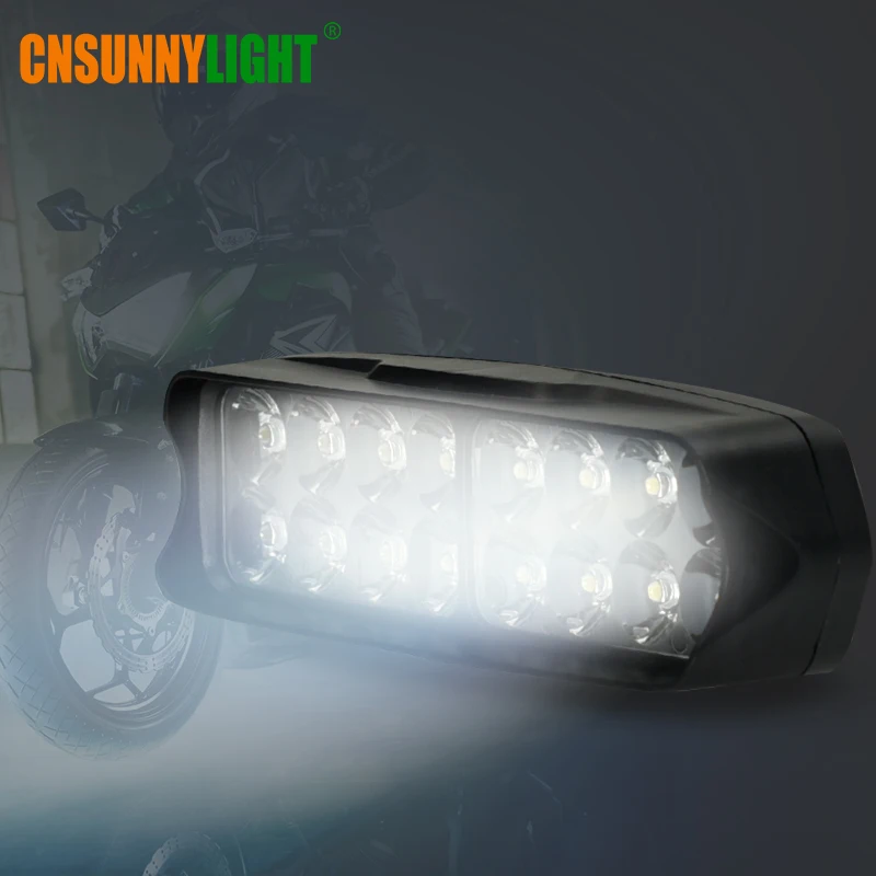 CNSUNNYLIGHT Motorcycle LED Headlight Fog Light 10W 15W 20W White Auto Bike Driving Work Spotlight Offroad Moto Lamp Accessories (7)