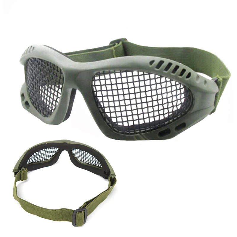 Outdoor Paintball Goggle Huntings Airsoft Metal Mesh Glasses Eye Protections TPD 