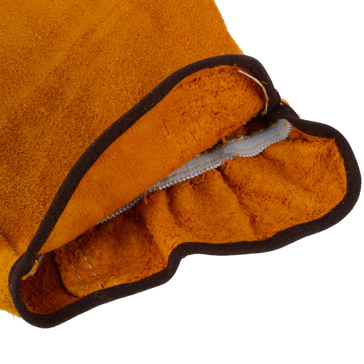 1Pair Women Men Heavy Duty Gardening Gloves Thorn Proof  Digging Planting Cowhide Gloves Leather Driver Protection Wear