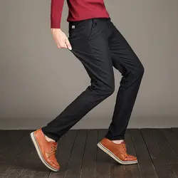 Весенние новые деловые повседневные брюки мужские британские узкие брюки модные маленькие прямые повседневные брюки большие размеры 28-38
