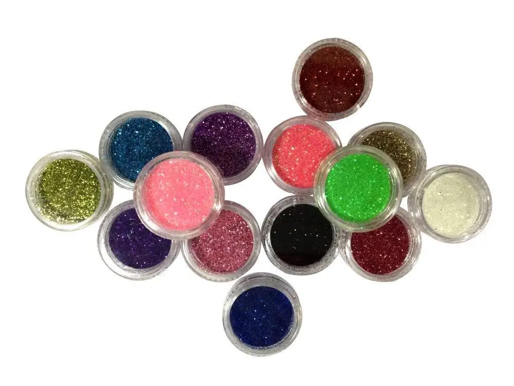 Topbeauty 24 pces frouxos glitter sombra rosto