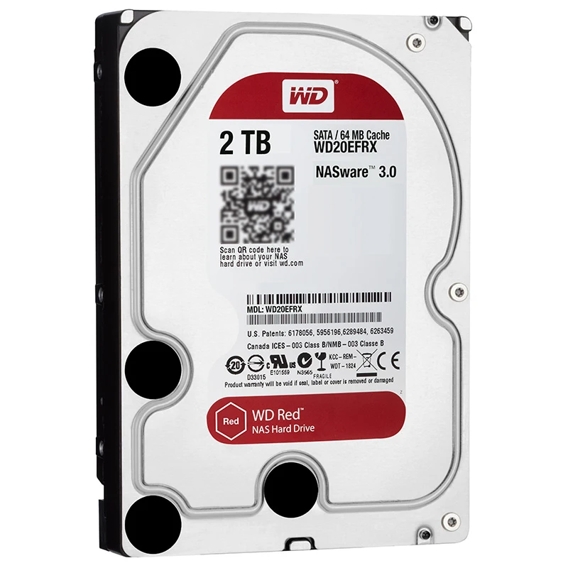  WD Red 3 TB de almacenamiento de Red 35 ''NAS disco duro disco rojo 2TB 5400 RPM 256M Cache SATA3 6