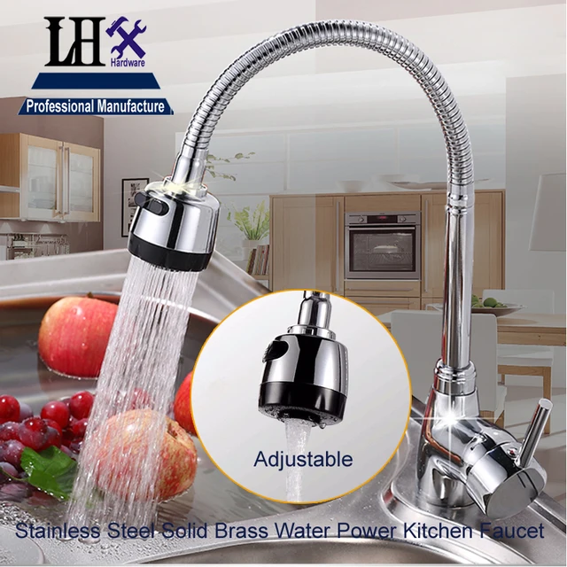 Best Price LHX AXY99 Good Quality Stainless Steel Solid Brass Water Power Kitchen Faucet Swivel Spout Pull Out Vessel Sink Mixer Tap