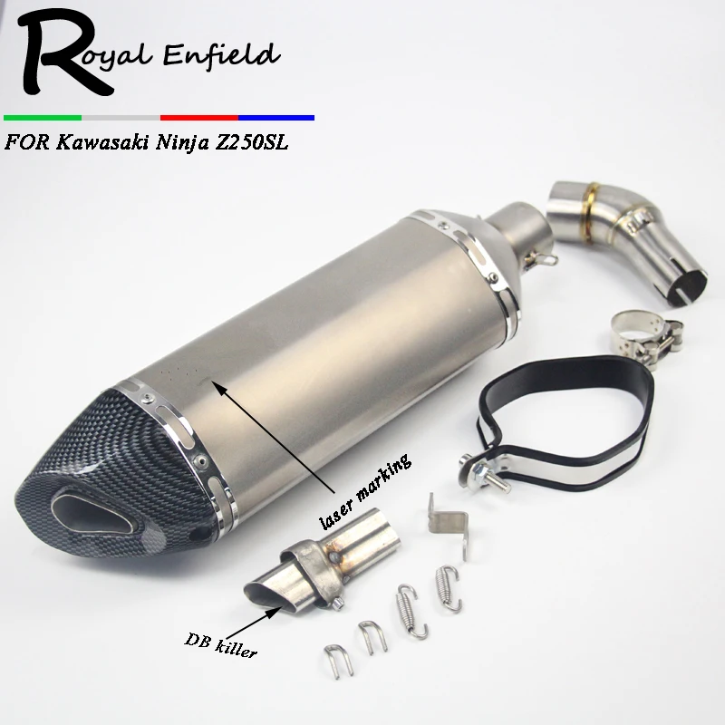 Z250 Z300 Motorcycle pipe exhaust Exhaust Middle Pipe Motorbike Muffler For Kawasaki 250R Ninja 250 Ninja 300 Z250SL Link Pipe Z250 Z300 Motorcycle pipe exhaust Exhaust Middle Pipe Motorbike Muffler For Kawasaki 250R Ninja 250 Ninja 300 Z250SL Link Pipe