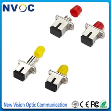 20 шт./лот, SC Female-ST FeMale телекоммуникационное волокно фланец адаптер муфта, ST-SC Одномодовый симплексный волоконный адаптер