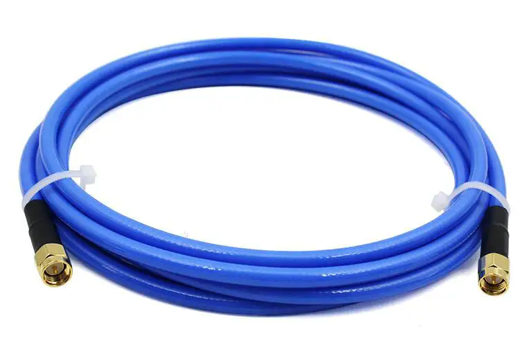 

Blue RG142 double shielding silver SMA - JJ SMA revolution and a special soft cables