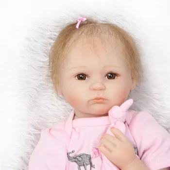 

NPK cute girl reborn babies dolls soft silicone reborn dolls toys for child bedtime toys real alive babies born bonecas