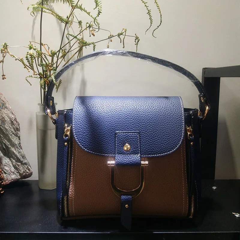 2019bolsa feminina она все еще носила дамскую сумку на одном плече и надела большую с