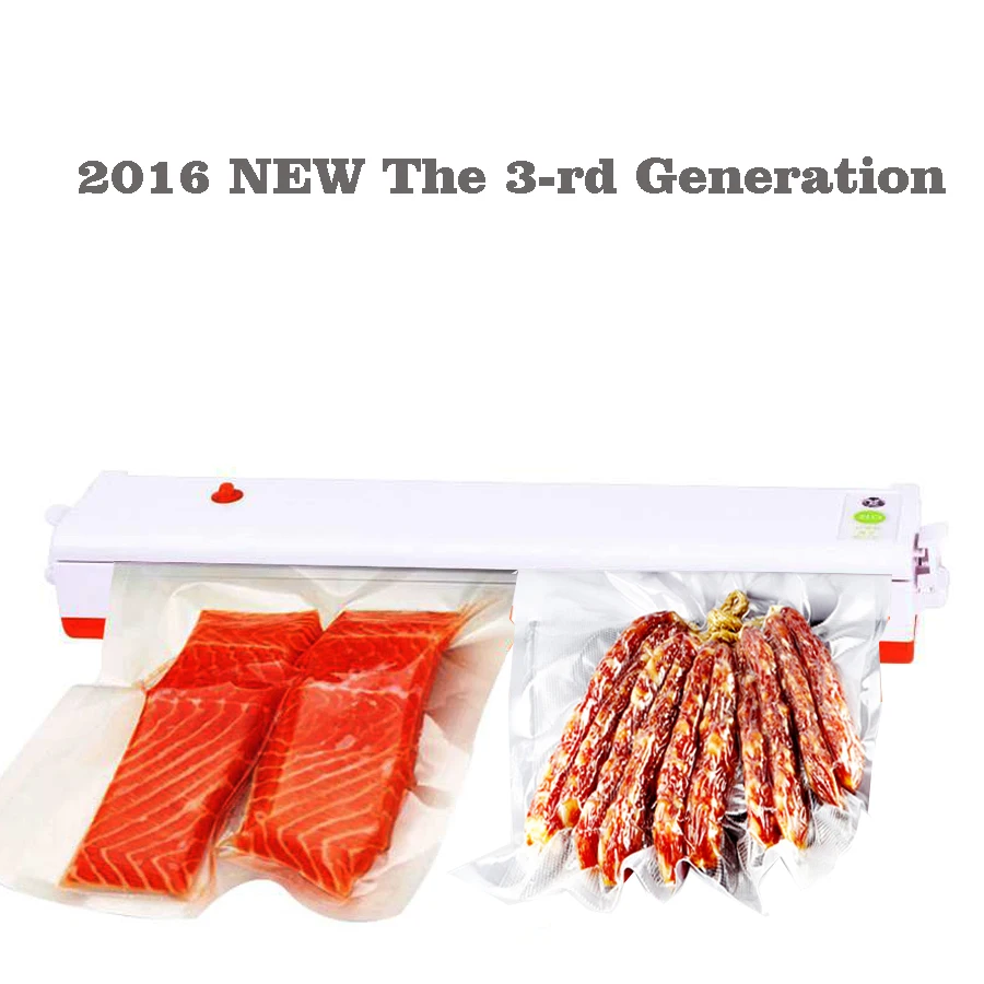 

Multi-function Food Vacuum Sealer Automatic Vacuum Sealing Machine Keep Food Fresh Packaging Food Tool 110V 200V 100W