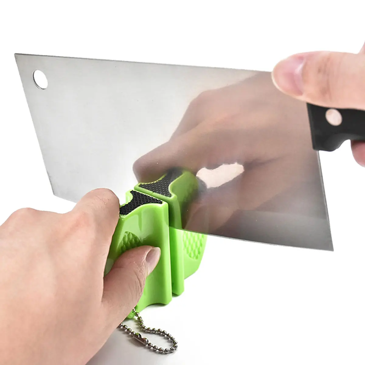 Портативная мини-точилка для кухонных ножей кухонные инструменты аксессуары креативный тип «бабочка» Двухступенчатая точилка для карманного ножа
