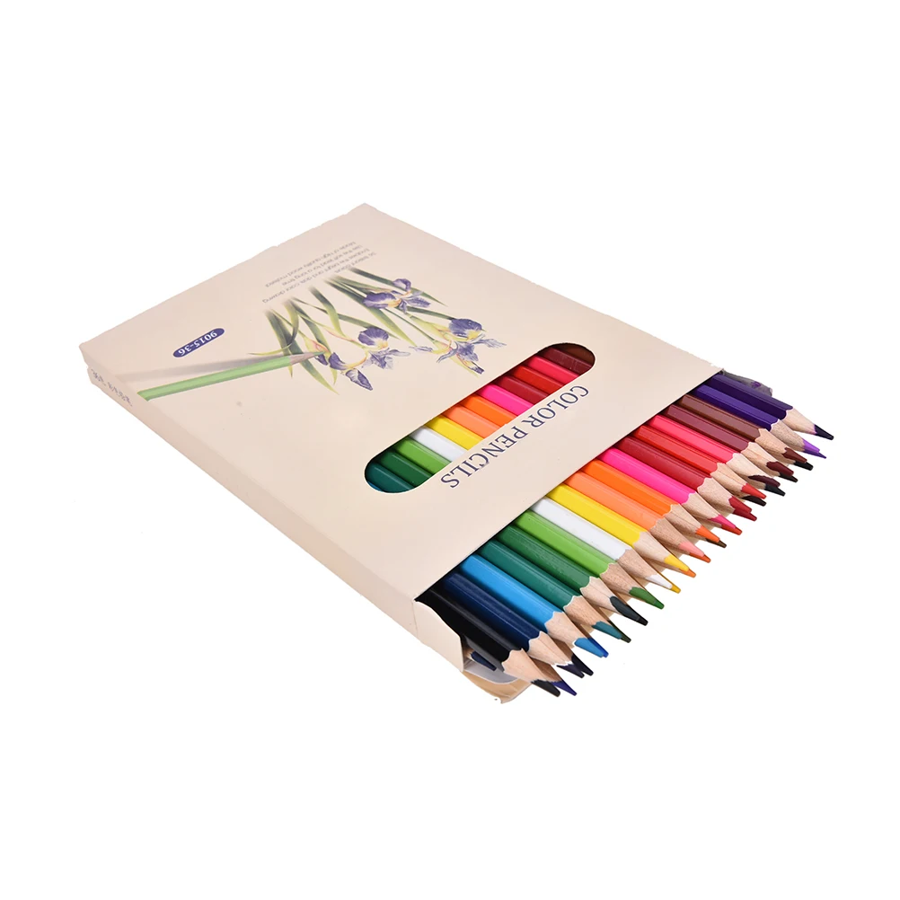 36 шт./компл., офисные и школьные принадлежности канцелярские цветные карандаши для рисования разных цветов карандаш набор цветных карандашей - Цвет: 36 Color