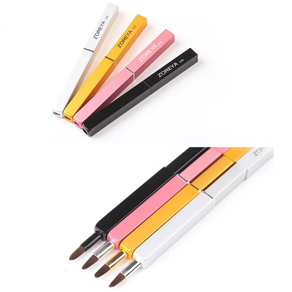

1PC New Portable Artificial Fiber Makeup Brush Lip Makeup Lipstick Pencil Retractable Cosmetic Makeup Brush Lip Makeup Brush
