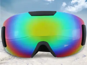 

High quality!Ski Goggles Men Women Double Lens UV400 Anti-fog Snowboard Skiing Glasses Big Mask Snow Eyewear,Free shipping
