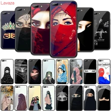 Lavaza мусульман, Gril/глаза женщина в хиджаб уход за кожей лица закаленное Стекло ТПУ чехол для iPhone 6 6S 7 8 плюс 5 5S SE XR X XS 11 Pro MAX