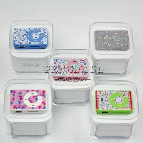 Wholesale - 1000pcs Plastic Beautiful Box Shape Cheap Mini Sport Clip Mp3 Player&ampcolorful mp3 player &amp Free Shipping | Электроника