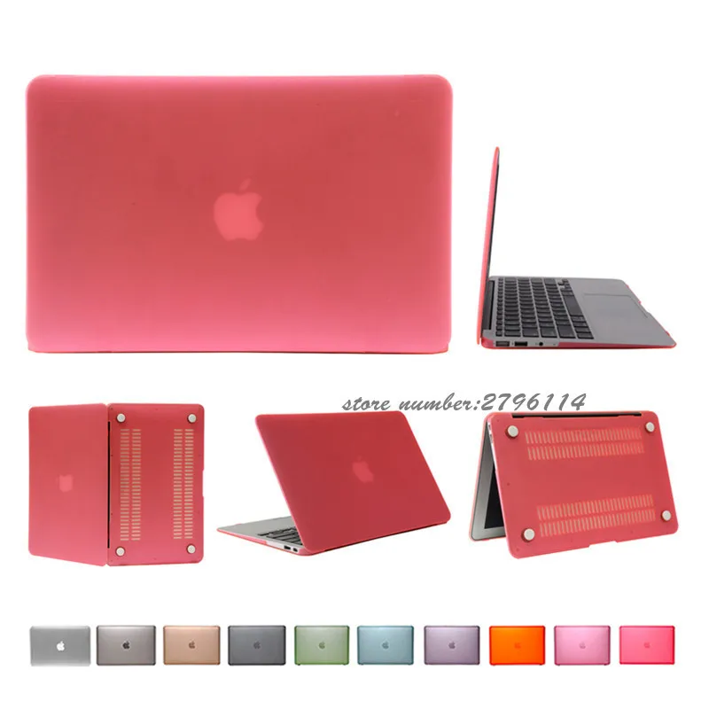 Матовый чехол для Apple macbook 11 12 13 15 Pro с сетчаткой протектор ноутбука Mac book Air 6 3 4