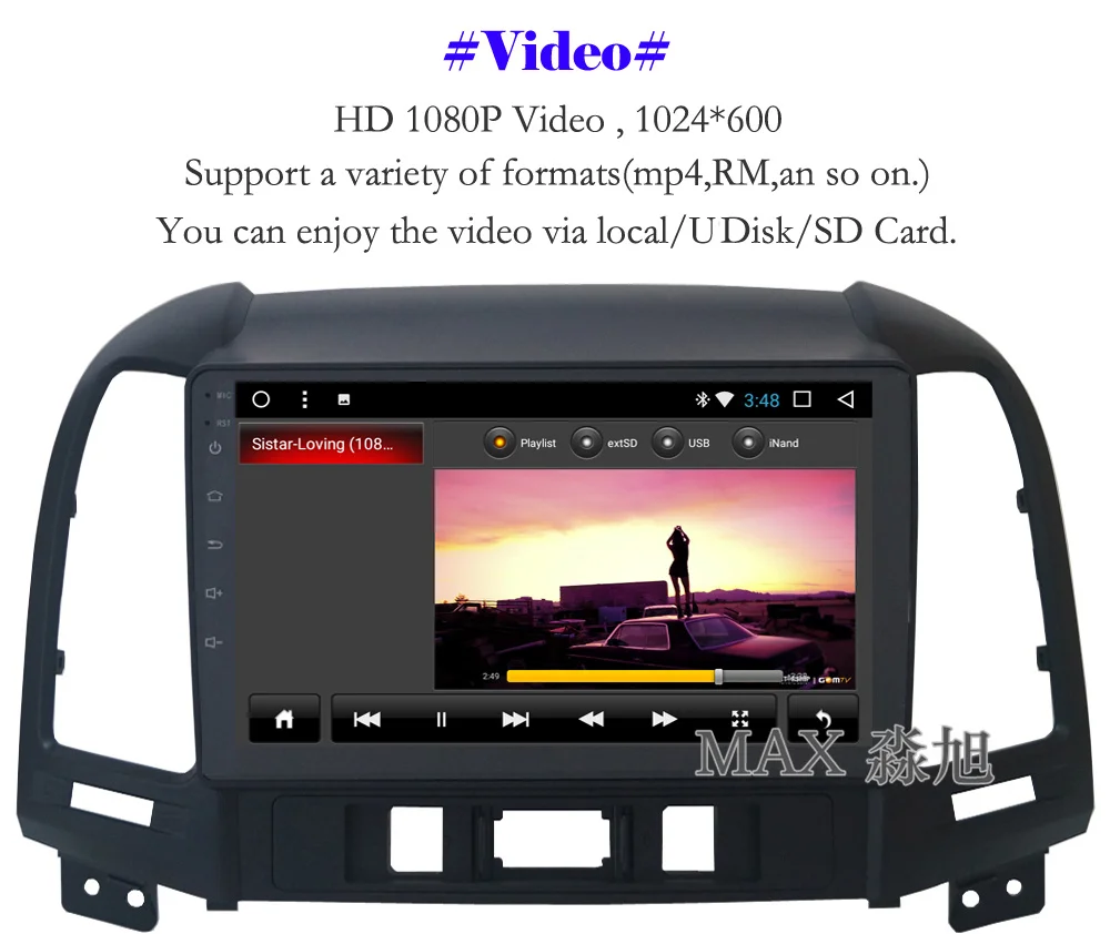 Clearance MAX GPS Navigation System Android 8.1 Car DVD For Hyundai Santa Fe 3/4holes Car Radio RDS 4G WiFi Free Map swc Bluetooth Call 6 Clearance MAX GPS Navigation System Android 8.1 Car DVD For Hyundai Santa Fe 3/4holes Car Radio RDS 4G WiFi Free Map swc Bluetooth Call 6