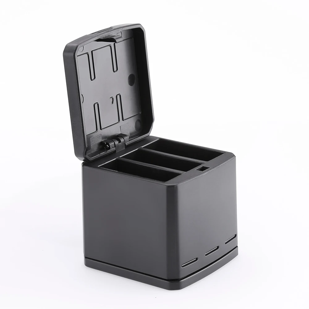 Камера Батарея упаковке с открытыми порами+ USB 3 Way Зарядное устройство для экшн-камеры GoPro Hero 7 6 5(черный цвет) замена Батарея для спортивной экшн-камеры Go Pro Hero7/6/5, черное, аксессуары