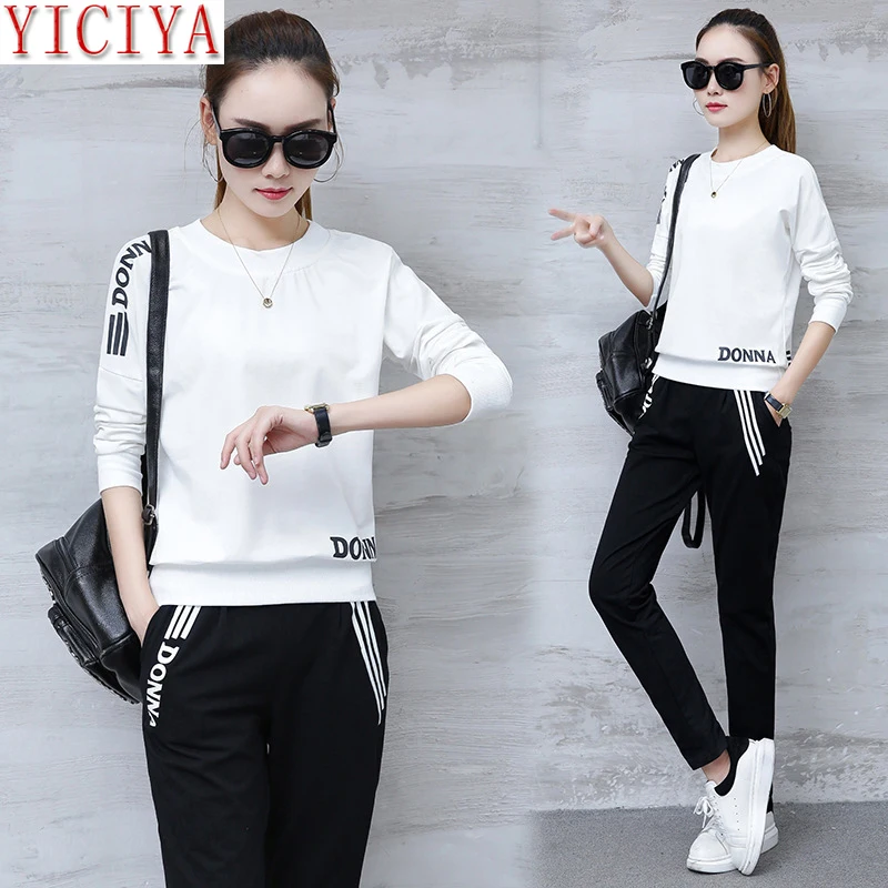 Женский спортивный костюм YICIYA, комплект из 2 предметов, наряд Зима ...