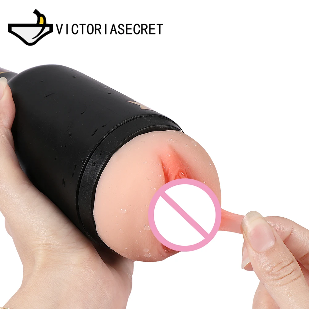 Male Masturbator Silicone Erotic Goods Masturbation Sex Pussy Toy Realistic Vagina Big Dildo Adults Toys For Men Penis Sex Shop