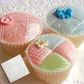 

Cake Cake Decorating Tools Mat Silicone Mould Fondant Chocolate Gumpaste Design Mold for Wedding SM-100