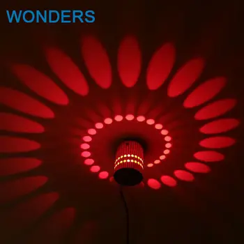 

Creative led wall lamp modern light fixture luminous lighting sconce 3W AC85-265V indoor Wall bar hotel decoration light