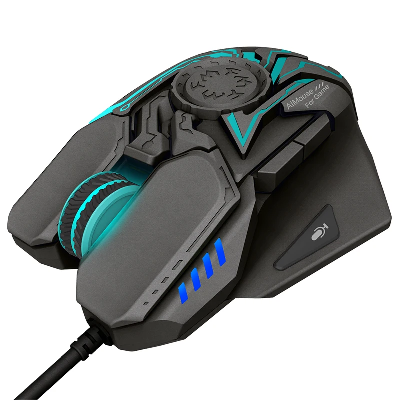 Новинка 2018 USB2.0 5000DPI Проводная игровая мышь с поддержкой голосового управления