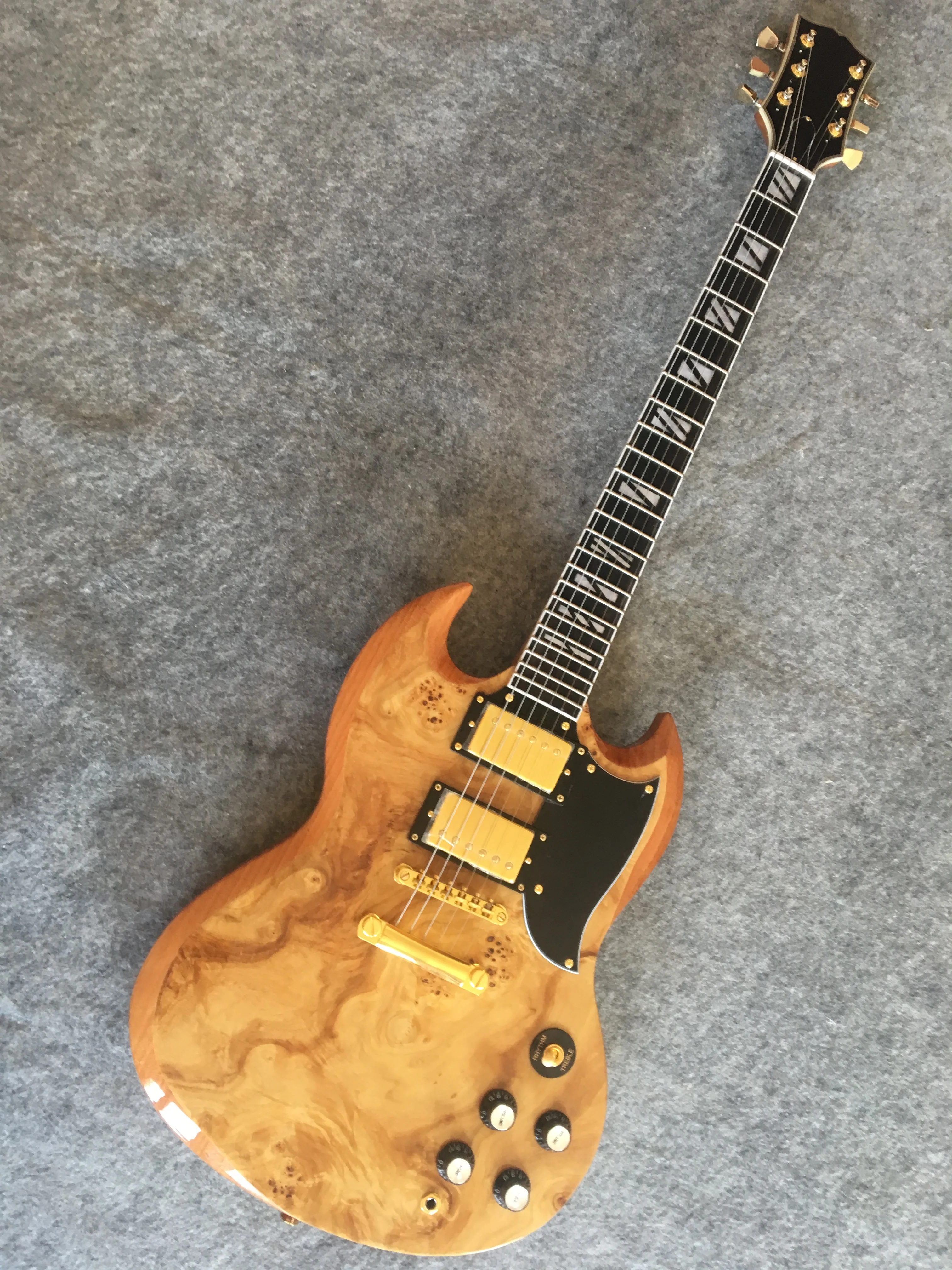 

Electric guitar lazy bar wood rosewood fingerboard free delivery