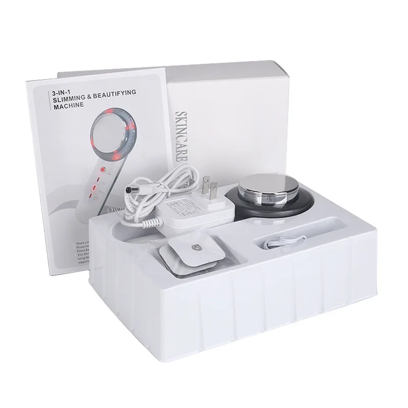 3 em 1 Ultrasound Fat Cavitação Ems Infravermelho Slimming Massageador Corporal Moldar Instrumento Galvânica Queimador Infravermelho Ultrasonic Ther 7 High Quality Beleza e saúde