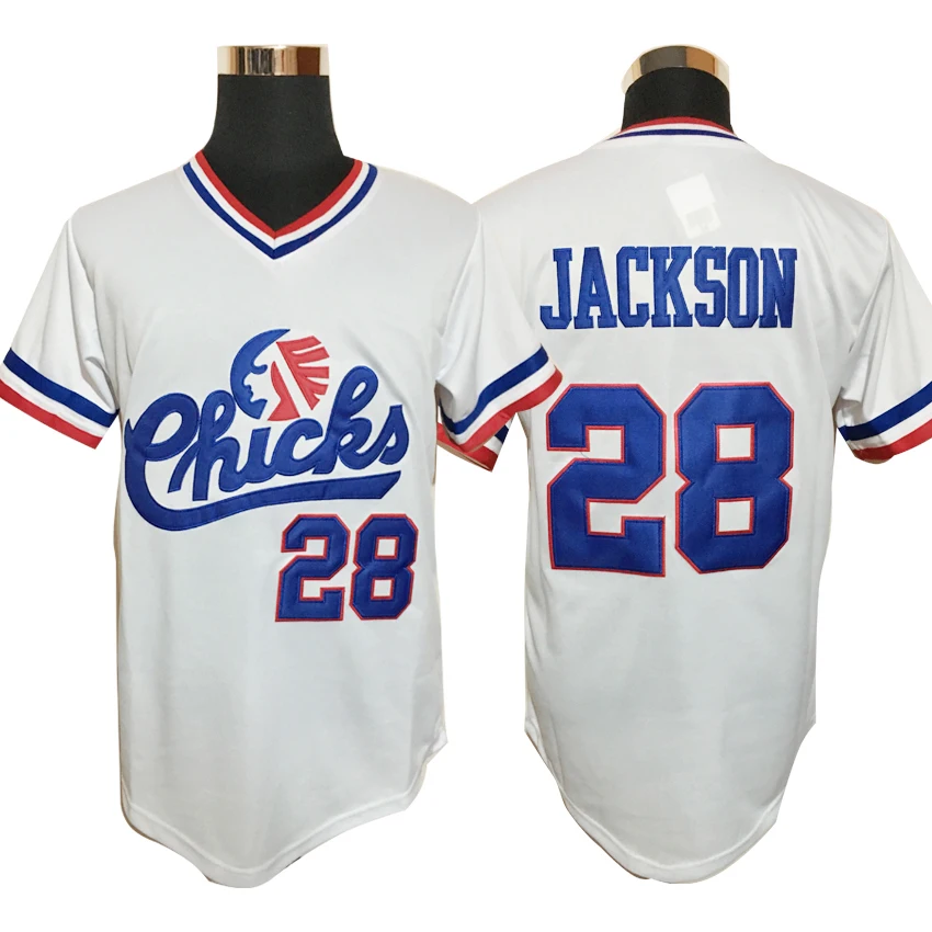 Baseball Jersey #28 Bo Jackson Chicks Baseball Jersey ...