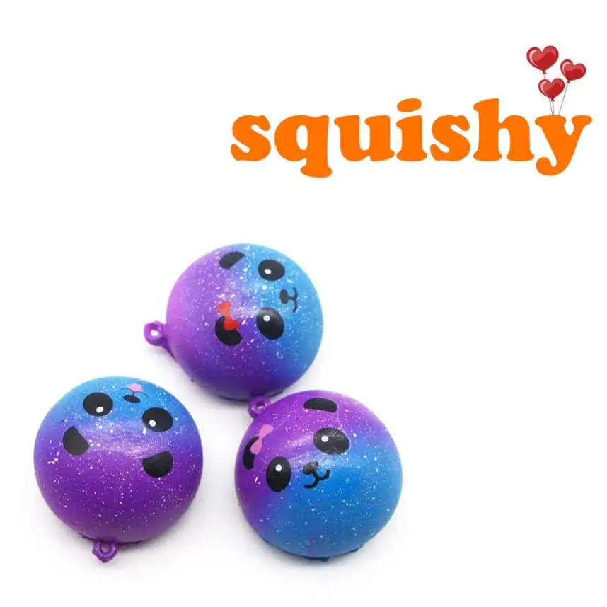 Милые мягкие игрушки снятие стресса с рисунком панды крем Ароматические Squishies замедлить рост мини Antistresses 30S8515 Перевозка груза падения