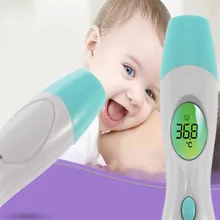 Многофункциональный Детский Электронный термометр для взрослых тело, лоб инфракрасный ушной Бесконтактный измерения температуры подсветка устройства