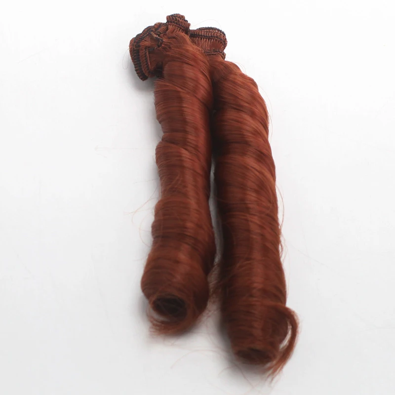 New Extension Doll Wigs 15100cm Roman Curly Hair for BJD SD Russian Handmade Toy Doll Accessories Tresses (18)