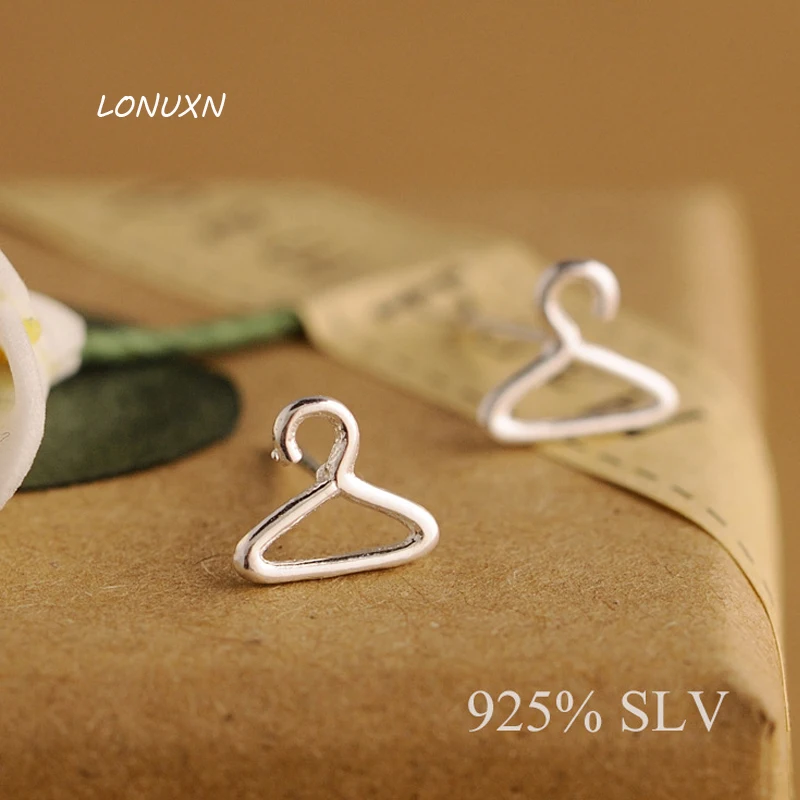 

Fashion original cute hanger, 925 white nails, simple silver ornaments