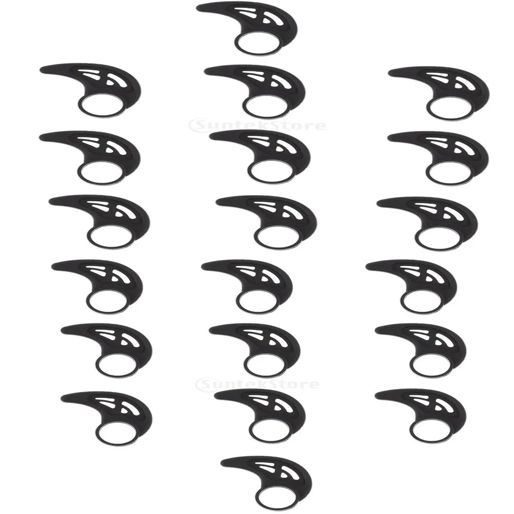 20 Pieces Earbuds Ear Hooks for 9.7mm Bluetooth Headphones Wireless Headset Eartips Ear Loop Clip Bud Gel Replacement Sets