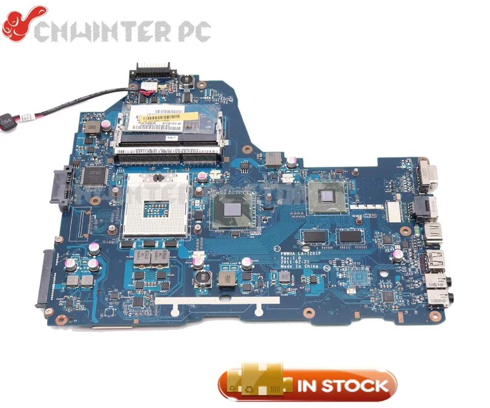 NOKOTION LA-7201P REV 1,0 k000125380 для Toshiba Satellite C660 материнская плата для ноутбука HM65 DDR3 видеокарта