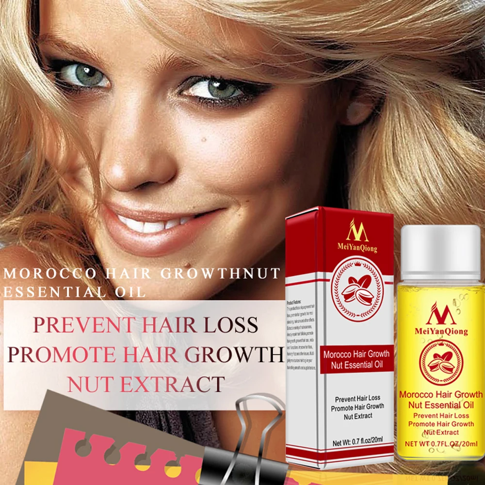MeiYanQiong быстрое мощное средство для роста волос эфирное масло лечение роста волос орех эфирное масло
