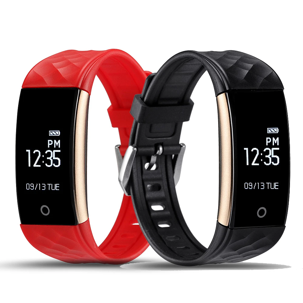 

OGEDA Fashion Women Smart Band Heart Rate Smart Bracelet Pedometer Sleep Fitness Tracker Bluetooth Waterproof Smartband 2018