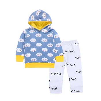 

Boys Clothes Little Girls Children Clothing Sets Toddler Fall Outfits Boutique Kids Hoodies + Pants Spring Autumn