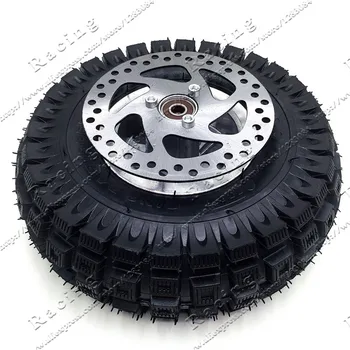 

3.00-4 Electric Scooter Front Wheel tyre Alloy Rim hub and inner tube wheels 140MM Brake Disc Plate Gas scooter bike