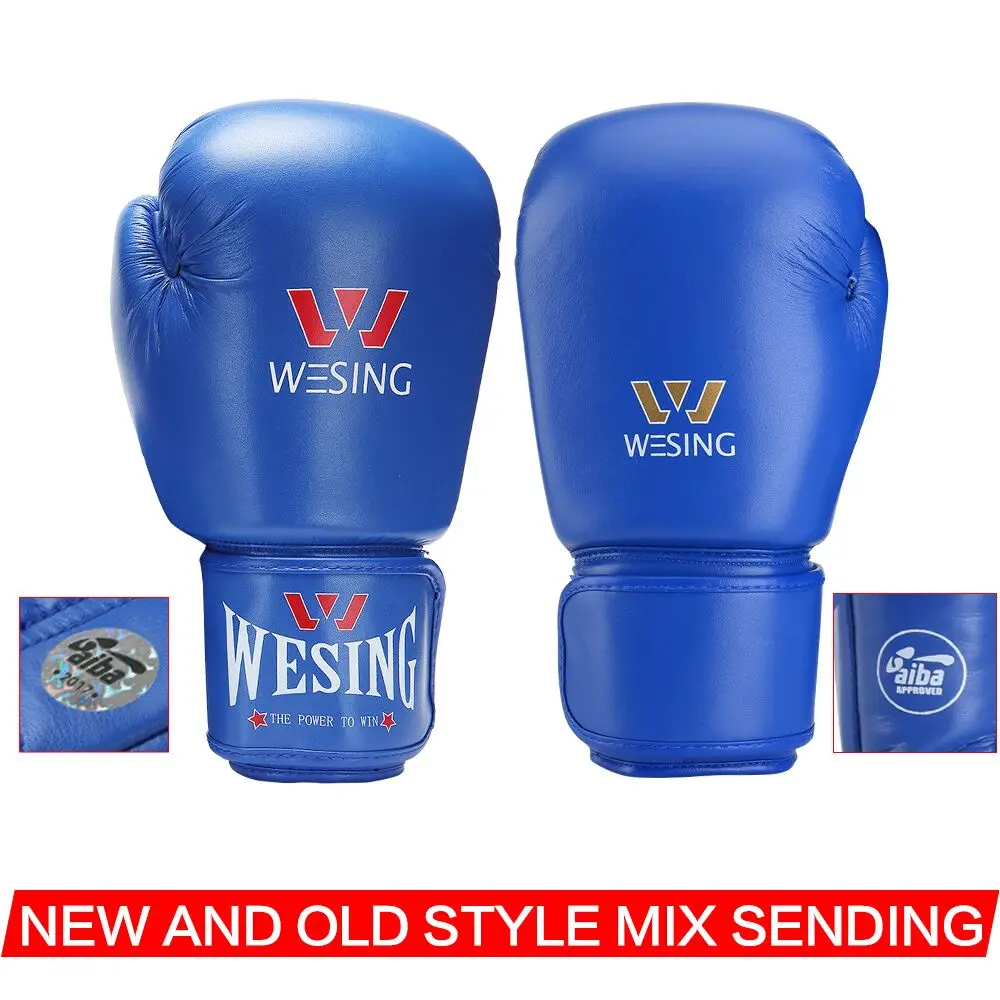 Боксерские перчатки в стиле Wesing Pro одобренные AIBA хлопковые повязки на руку для