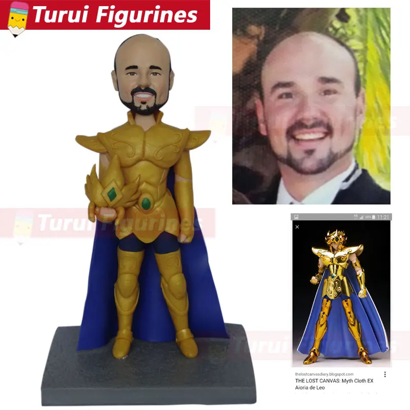 

statuette from pictures saint seiya figurines photo to dolls sculptures customized mini statue custom bust bobblehead miniatures