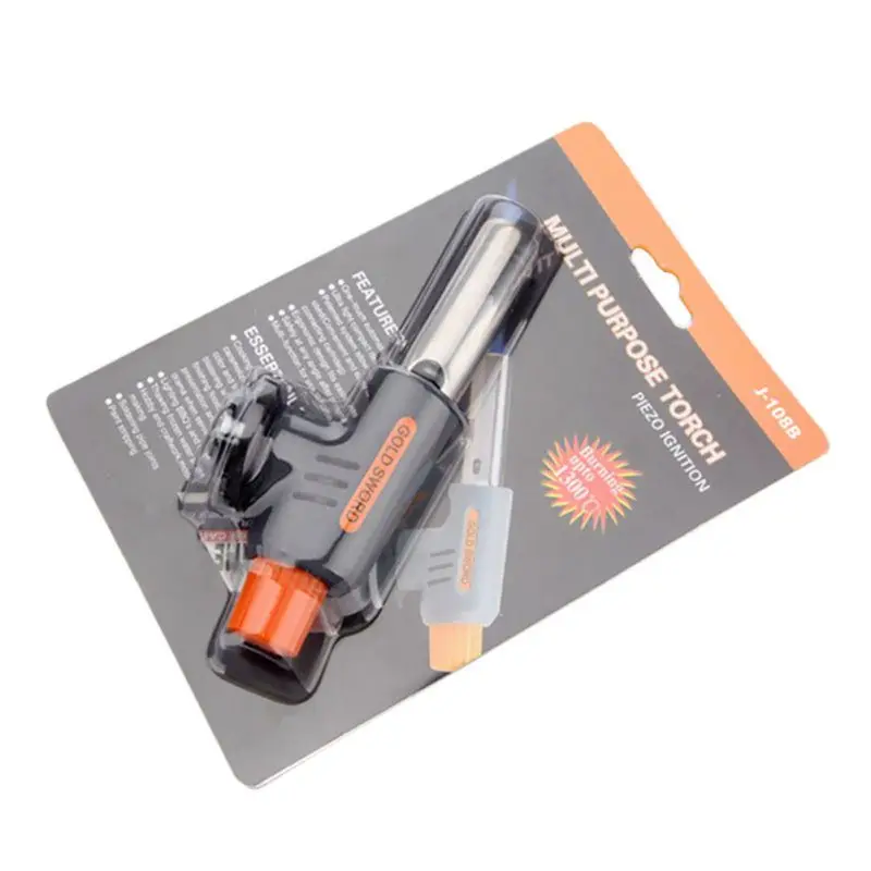 

Gas Torch Flamethrower Butane Auto Ignition Camping Welding BBQ Outdoor Travel Airbrush High Quality