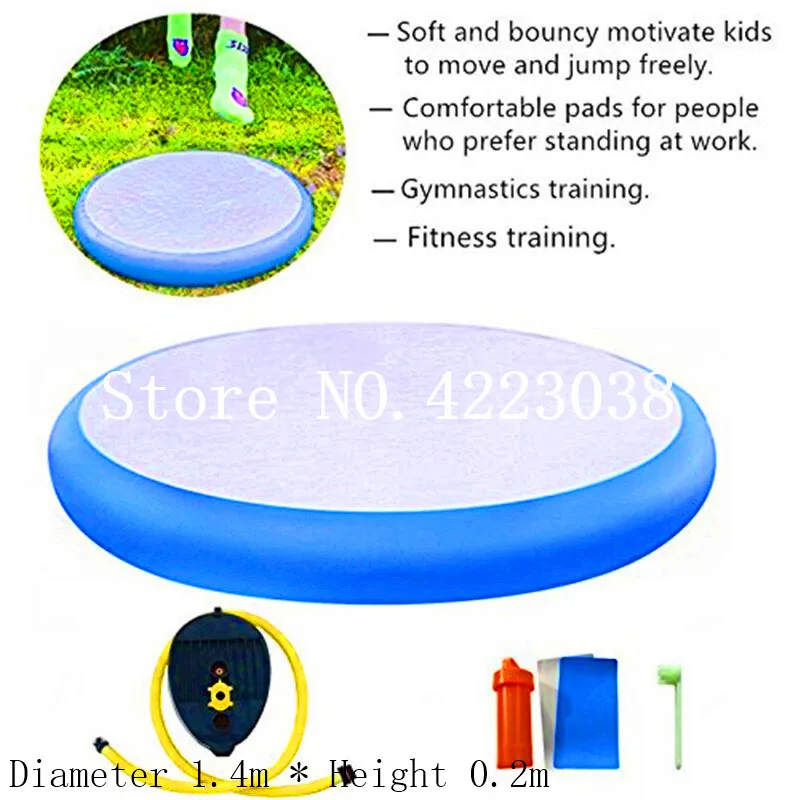 Sinolodo Round Air Spot Inflatable Round Springboard for Gymnastics