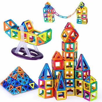 

88PCS Magnetic Building Blocks brinquedos Magnet Blocks Toys Designer Construction Toy Early Education DIY 3D Kids Children Toys