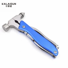 KALAIDUN многофункциональные уличные плоскогубцы для выживания, безопасный стеклянный разбиватель окна, безопасный молоток, практичный молоток, ручные инструменты