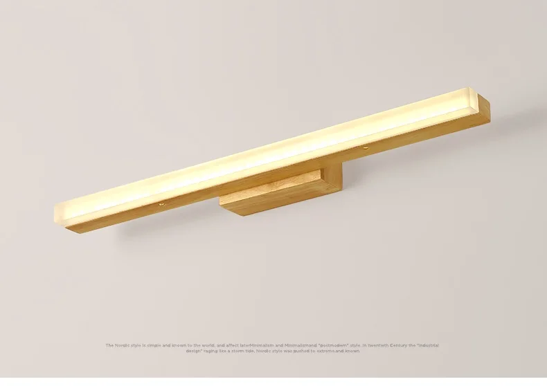 Creative Solid Wood Mirror Headlights Simple Chinese Living Room Wall Lamp (8)