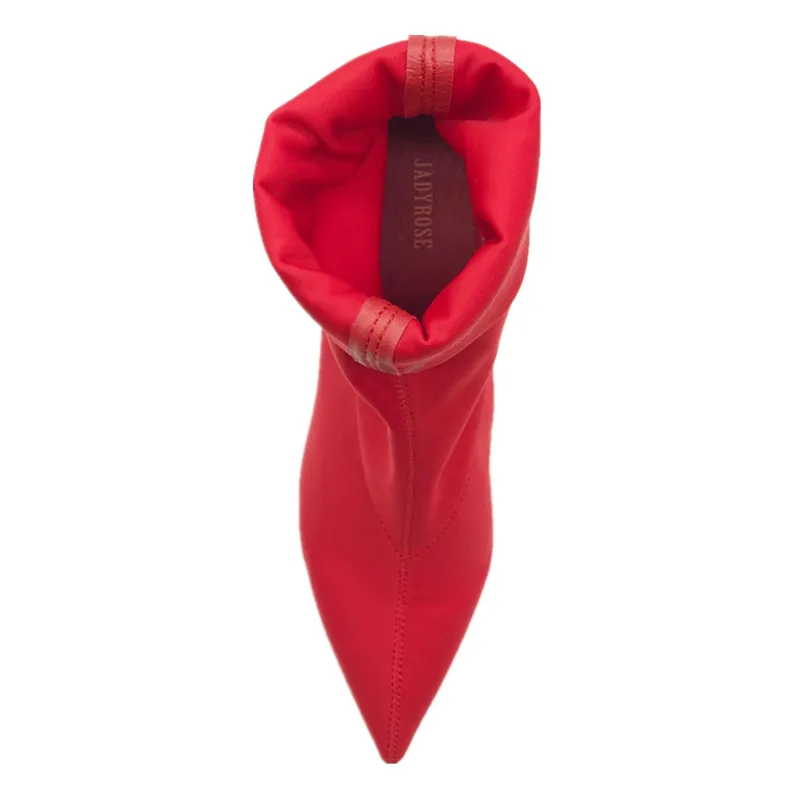 Jady Rose czarne kobiety skarpety buty rozciągliwa tkanina Jady Rose czarne kobiety skarpety buty rozciągliwa tkanina