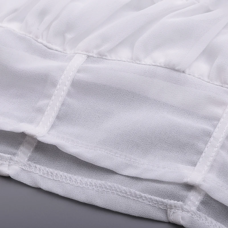 2019 Womens Chiffon Strap Wrapped Chest Shirt Top Ladies Camisole Black White Women Summer Crop Top Women Vest Underwear